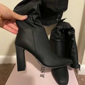 Thigh high (below the knee) Boots